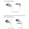 Restauration de la couleur naturelle 80ra 300W LED pour rue, autoroute, place disponible