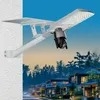 2025 Capteur breveté tout en un éclairage de rue solaire LED 500W