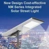 Riyueguanghua Lampadaire solaire LED intégré en aluminium tout-en-un 60W