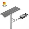 Lampadaire solaire durable 50W 60W, IP65, LED solaire intelligente