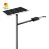 avec télécommande Installation et entretien faciles 50W Lampe solaire de rue à LED