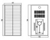 Capteur micro-ondes pour éclairage routier tout-en-un intégré 60W Alumbrado Publico Lampe solaire LED pour éclairage public