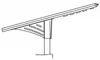 Système d'éclairage public solaire de 150W, 170lm/W, 10m, 11m, Projet directeur