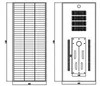 Système d'éclairage public solaire de 150W, 170lm/W, 10m, 11m, Projet directeur
