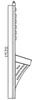 Projets gouvernementaux 10m 11m Haute Lumen 170lm/W 180 Watts Lampadaire solaire