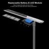 Lampadaire solaire 12V pour éclairage de zone avec LVD Prix usine Rygh-Fx-120W