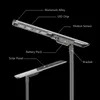 Éclairage de rue LED solaire IP66 de haute qualité avec FCC Rygh-Fx-120W