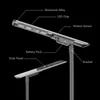 6-7 heures (plein soleil) Lampe solaire LED d'extérieur 12V