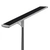 Lumière de rue LED solaire intégrée de 120 W avec capteur