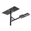 Éclairage public intégré sur panneau extérieur, luminaire LED 50W, réverbère solaire