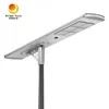 Résistant à l'eau tout en un 100W LED intégré lumière de rue solaire