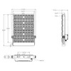 Éclairage extérieur professionnel multifonctionnel à LED de 300W