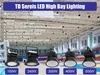 Projecteur LED haute baie 400W à large couverture pour stades et grandes salles