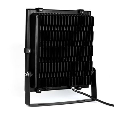 Outdoor AL+Tempered Glass 100Watt Driveless LED flood light Black housing