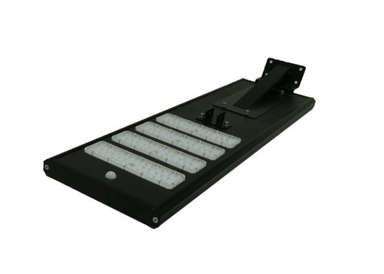 80 matériel en verre en acier en aluminium actionné solaire du réverbère du watt LED 10000LM