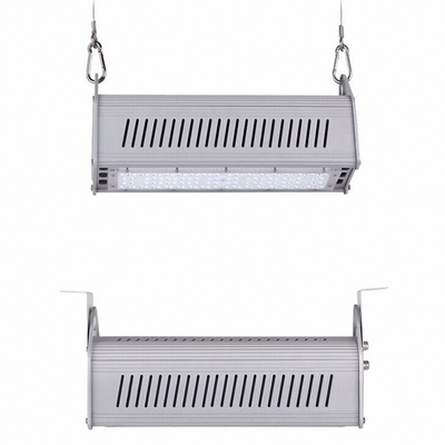 Le lumen élevé 50w a mené les montages élevés linéaires 130lm/w 353×144×115 millimètre de baie