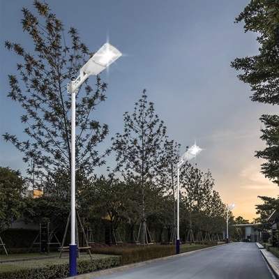 50W imperméable tout dans un a intégré le réverbère solaire 5200LM avec Polonais