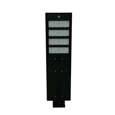 réverbères solaires du jardin 8500LM, logement solaire de noir du réverbère de puissance élevée 80W