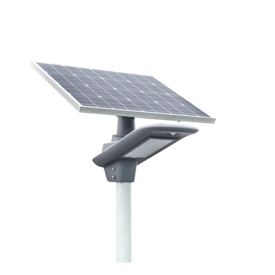 Aluminium actionné solaire du réverbère de la structure antipluie LED 50w le jardin/cour