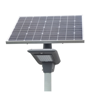 Aluminium actionné solaire du réverbère de la structure antipluie LED 50w le jardin/cour