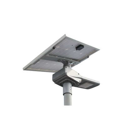 Lumineux superbe actionné solaire de corps en aluminium de réverbère de 160LM/W LED avec le capteur de mouvement