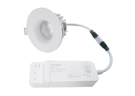 Blanc chaud variable mené enfoncé imperméable de couverture de visage à C.A. 200-240V de Downlight d'ÉPI