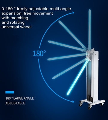 Contact de la lumière 150w de désinfection de lampe germicide portative/à télécommande UV pour l'hôpital