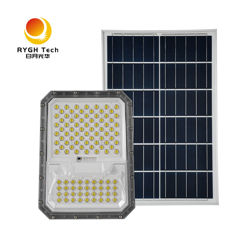 Lumière solaire à haute puissance 100W/200W/300W à LED pour les sentiers de jardin et les parkings
