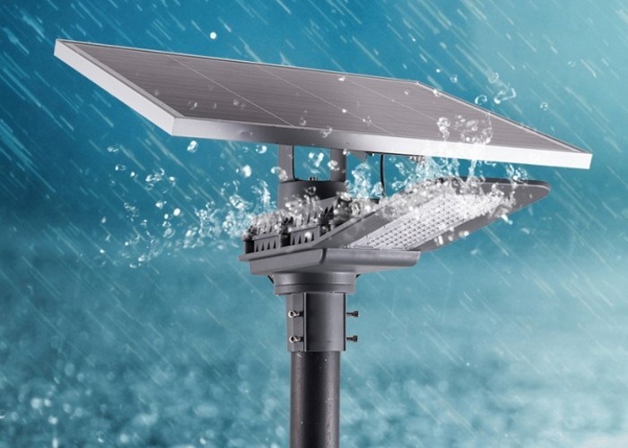 Réverbères solaires extérieurs de SMD 30W IP65 120 LM/W avec le panneau solaire de batterie