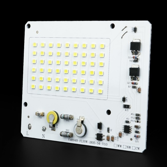 Le DOB de la coutume 30w a mené la carte PCB de lampe au-dessus de la protection de tension 5 ans de garantie