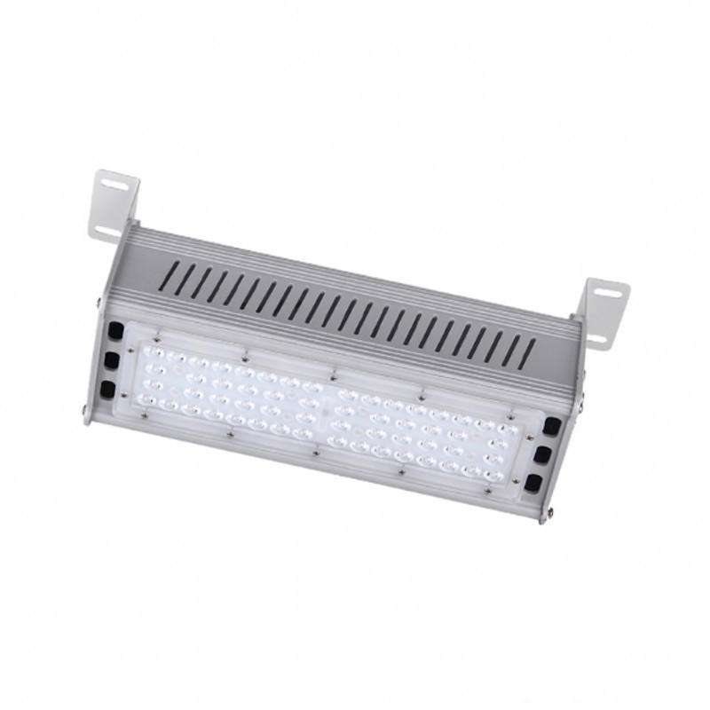 Le lumen élevé 50w a mené les montages élevés linéaires 130lm/w 353×144×115 millimètre de baie