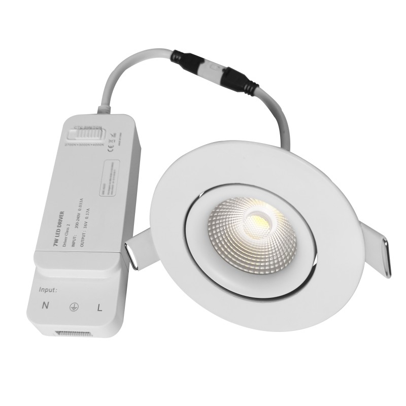 Système extérieur anti-éblouissant de Smart LED Downlights UGR TUYA ÉPI de 7 watts pour l'hôtel