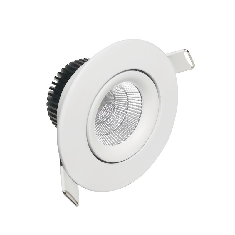 Angle de faisceau 38/60° Smart LED Downlights 8w obscurcissant/température de couleur réglable
