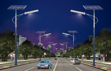 lumière menée solaire de route