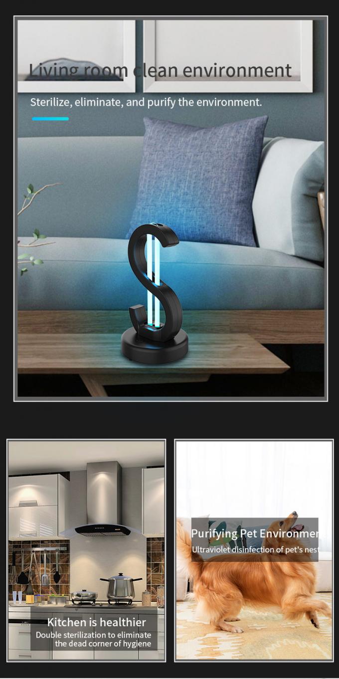 système de désinfection de pièce de lumière UV